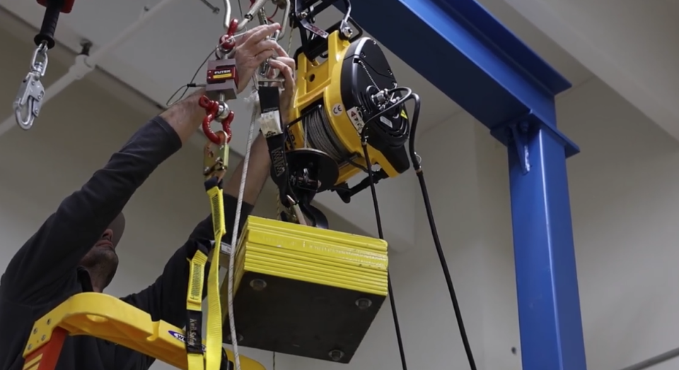 Safety Training in Action: The Drop Test in TBG’s Safety Room